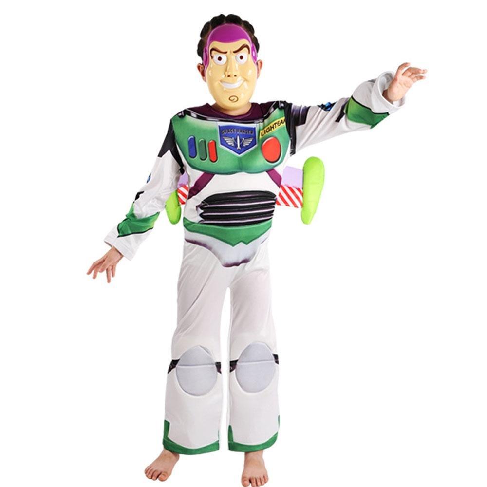 Buzz Lightyear Toy Story Carnival Cosplay Costume Set For Kids Boys With Mask Wing - Pajamasbuy