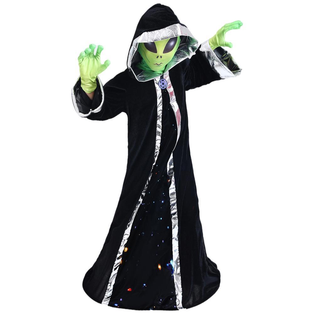 BuyChildren's Alien Cosplay Halloween Costume Now Cheaper With 3 - 5 Days Ship - PajamasBuy