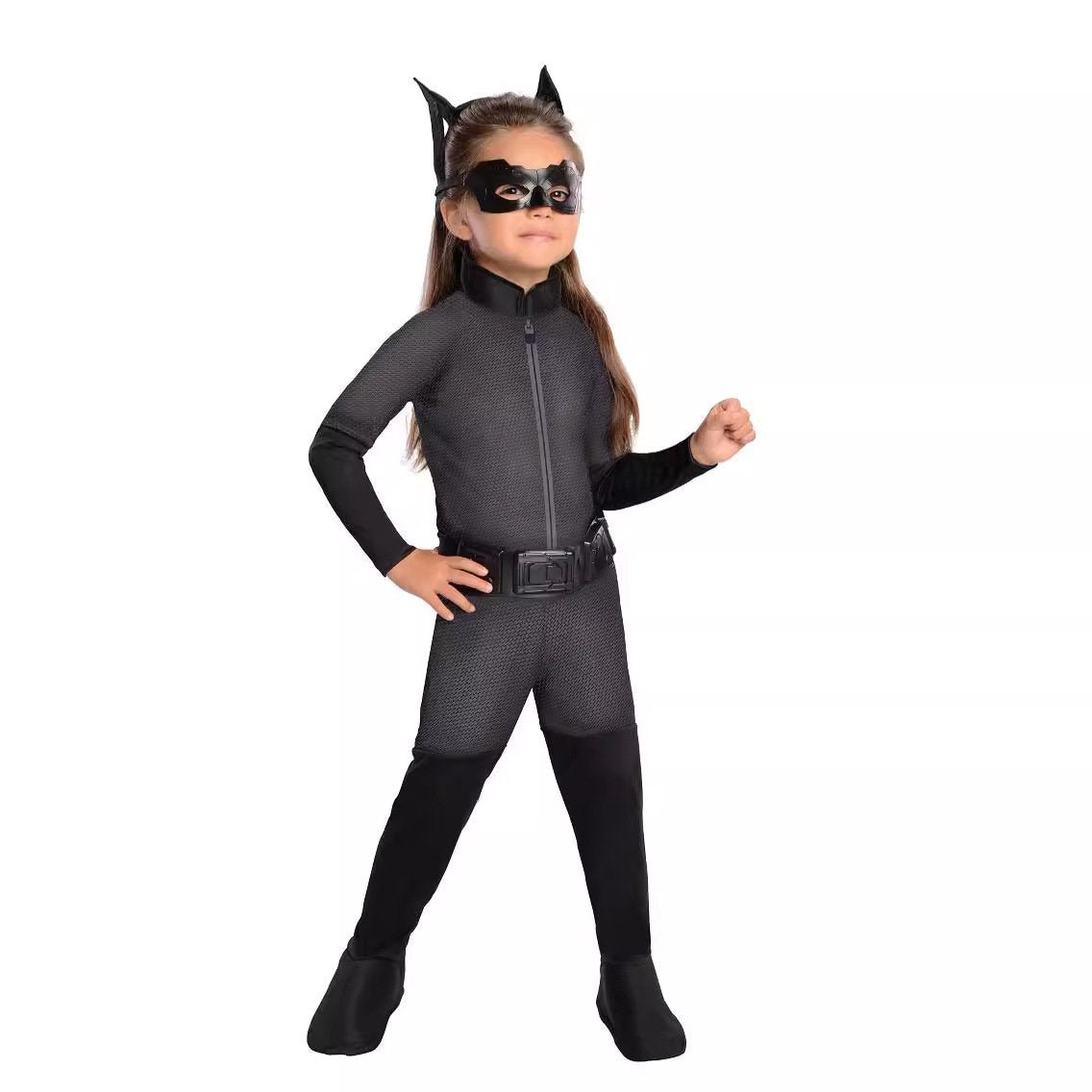 BuyChildren's Catwoman Costume Dark Knight 4 - piece set Kids Now Cheaper With 3 - 5 Days Ship - PajamasBuy