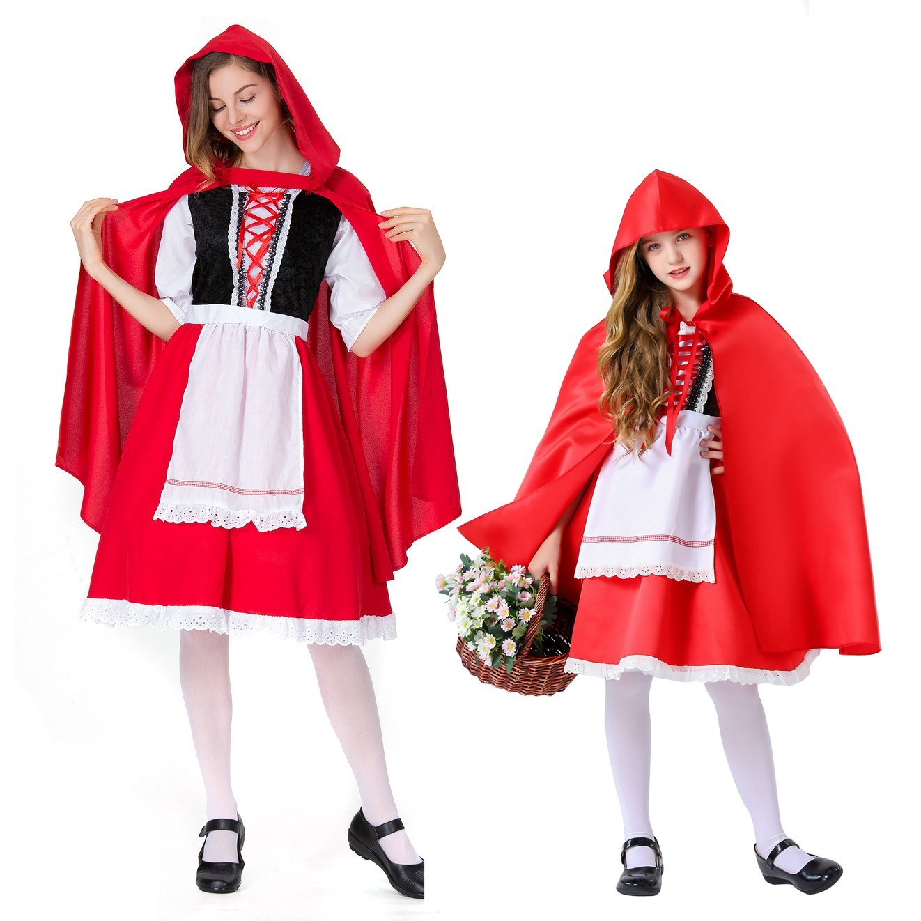 BuyChildren's Day Halloween kindergarten Little Red Riding Hood show costume family performance Now Cheaper With 3 - 5 Days Ship - PajamasBuy