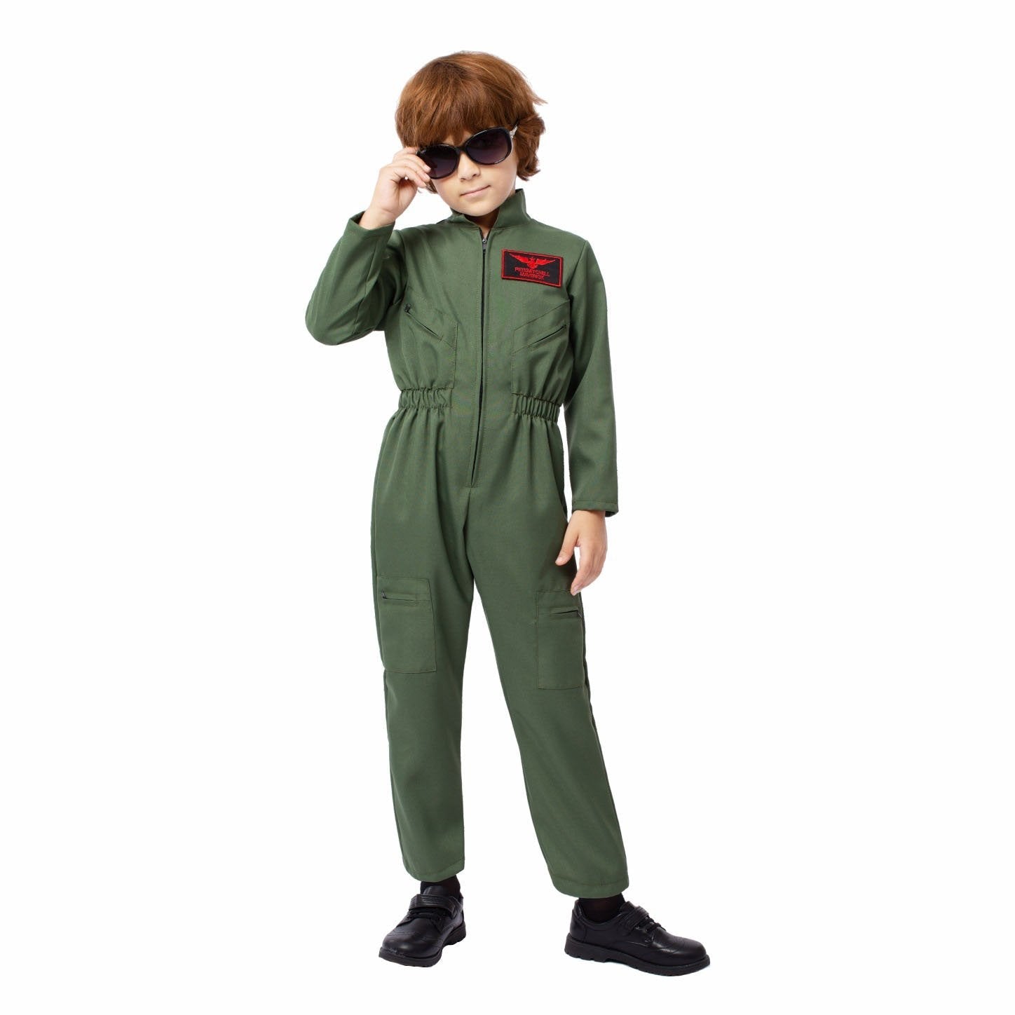 BuyChildren's Fighter Pilot Costume Halloween Carnival and Kindergarten Performance Jumpsuit Now Cheaper With 3 - 5 Days Ship - PajamasBuy