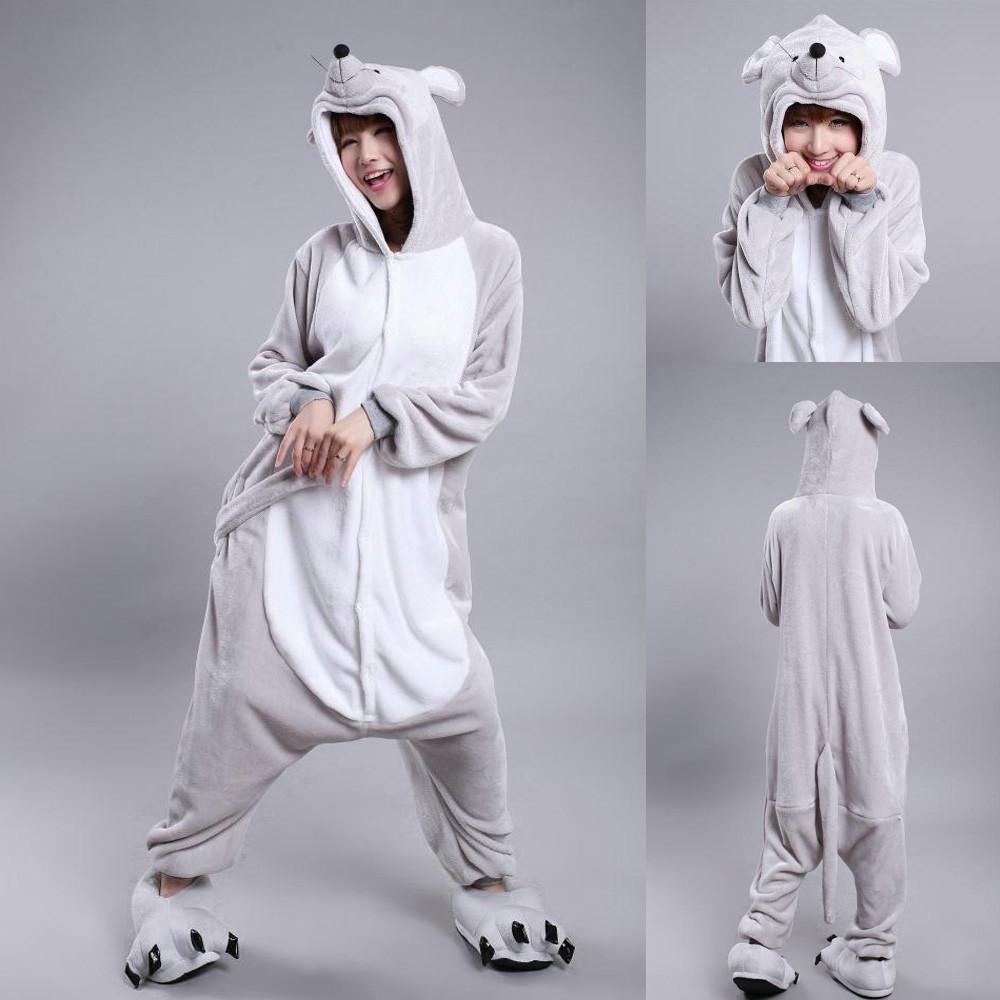 Chinese Zodiac Signs Mouse Kigurumi Animal Onesies Pajamas Costume - Pajamasbuy