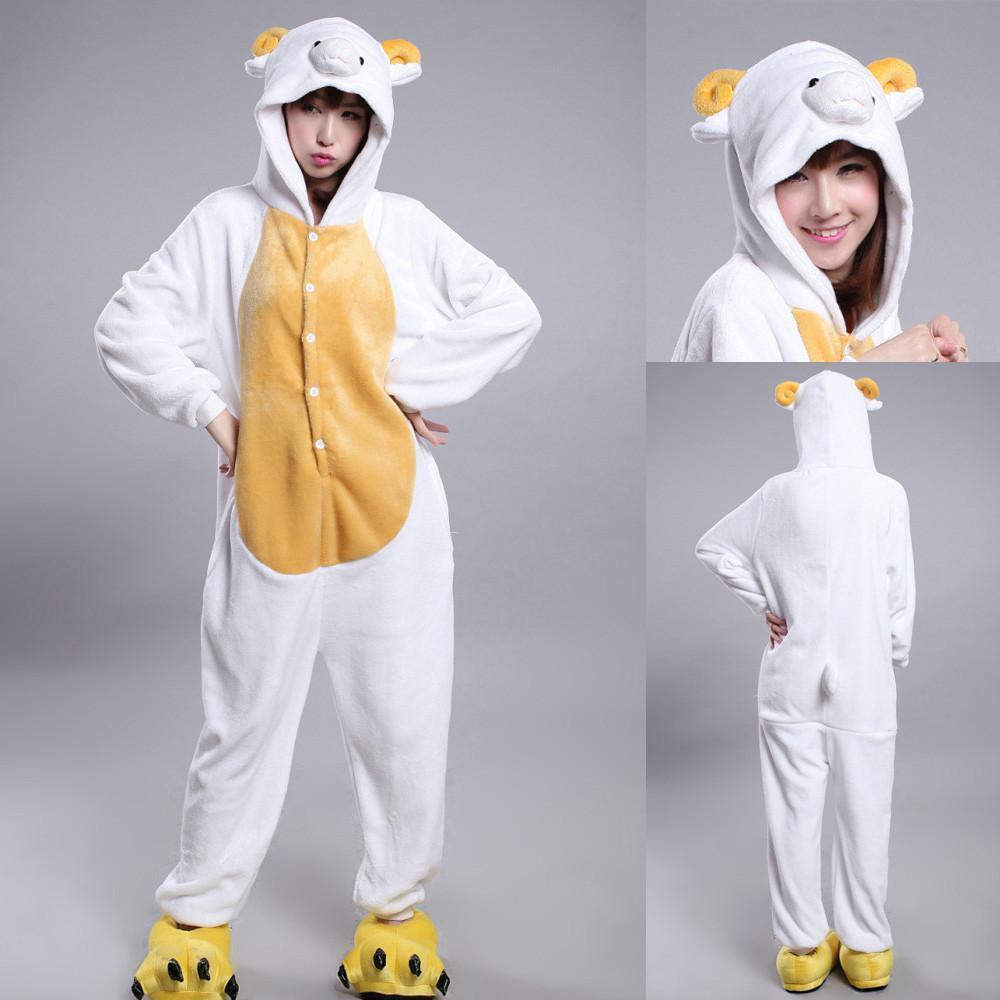 BuyChinese Zodiac Signs Sheep Kigurumi Animal Onesies Pajamas Costume Now Cheaper With 3 - 5 Days Ship - PajamasBuy