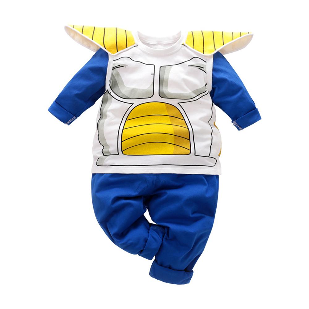 BuyDragon Ball Saiyan Outfits Baby Toddler Lovely Long Sleeve Cartoon Armor Jumpsuit Now Cheaper With 3 - 5 Days Ship - PajamasBuy