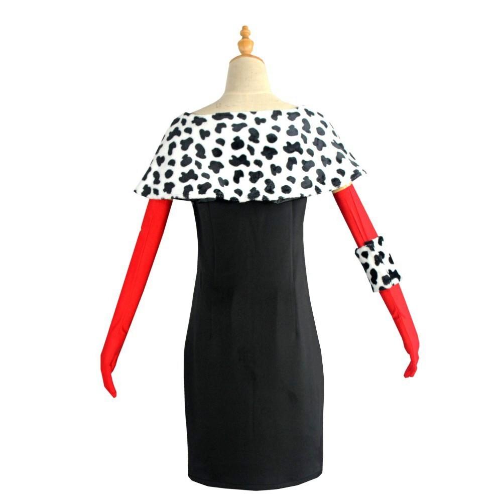 BuyEvil Madame Costume Cruella De Vil cosplay dress 101 Dalmatians Now Cheaper With 3 - 5 Days Ship - PajamasBuy