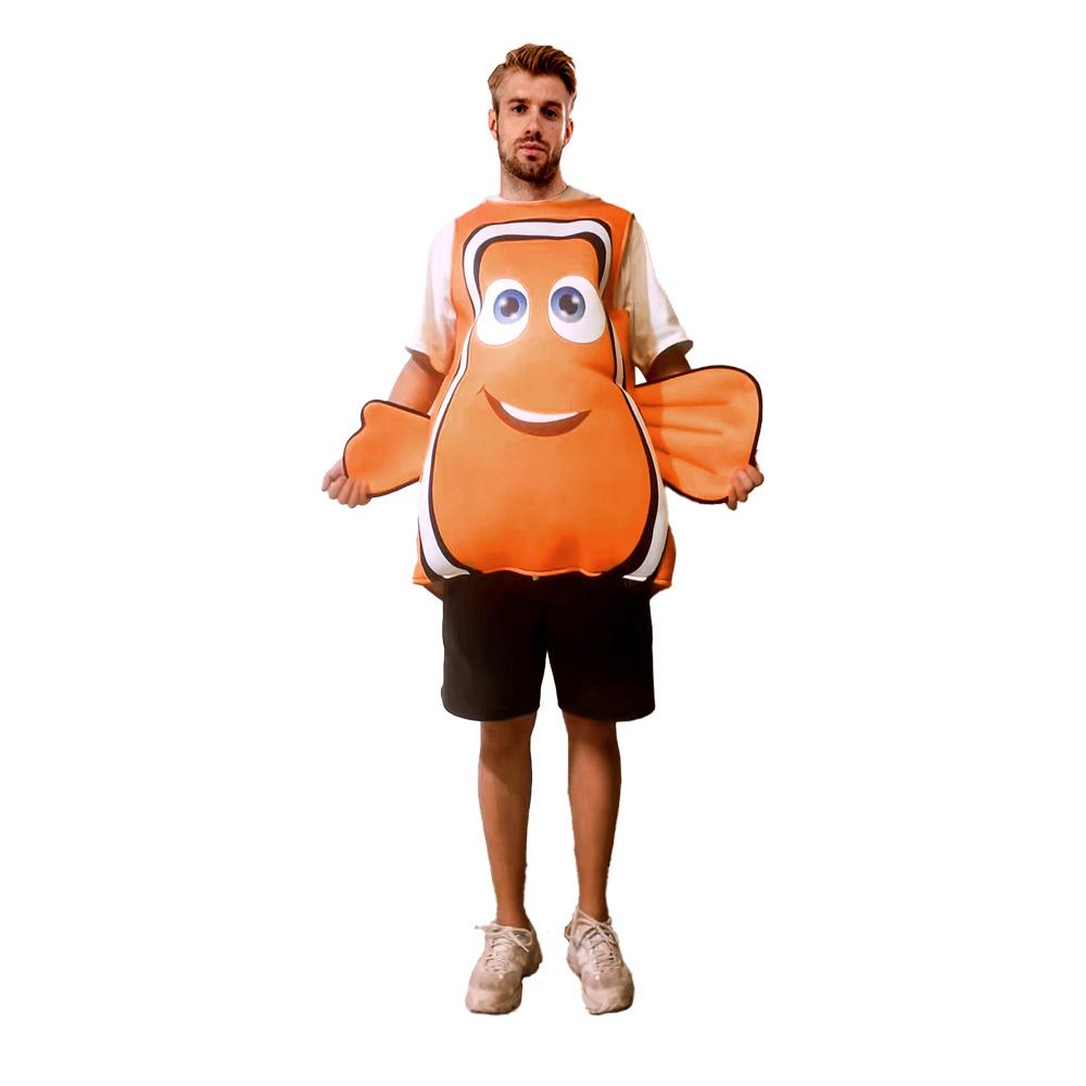 BuyFinding Nemo Clownfish Compound Sponge Party halloween Costumes for Adult Now Cheaper With 3 - 5 Days Ship - PajamasBuy