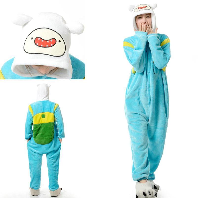 BuyFinn Jake Adventure Time Animal Kigurumi Onesies Pajamas Now Cheaper With 3 - 5 Days Ship - PajamasBuy