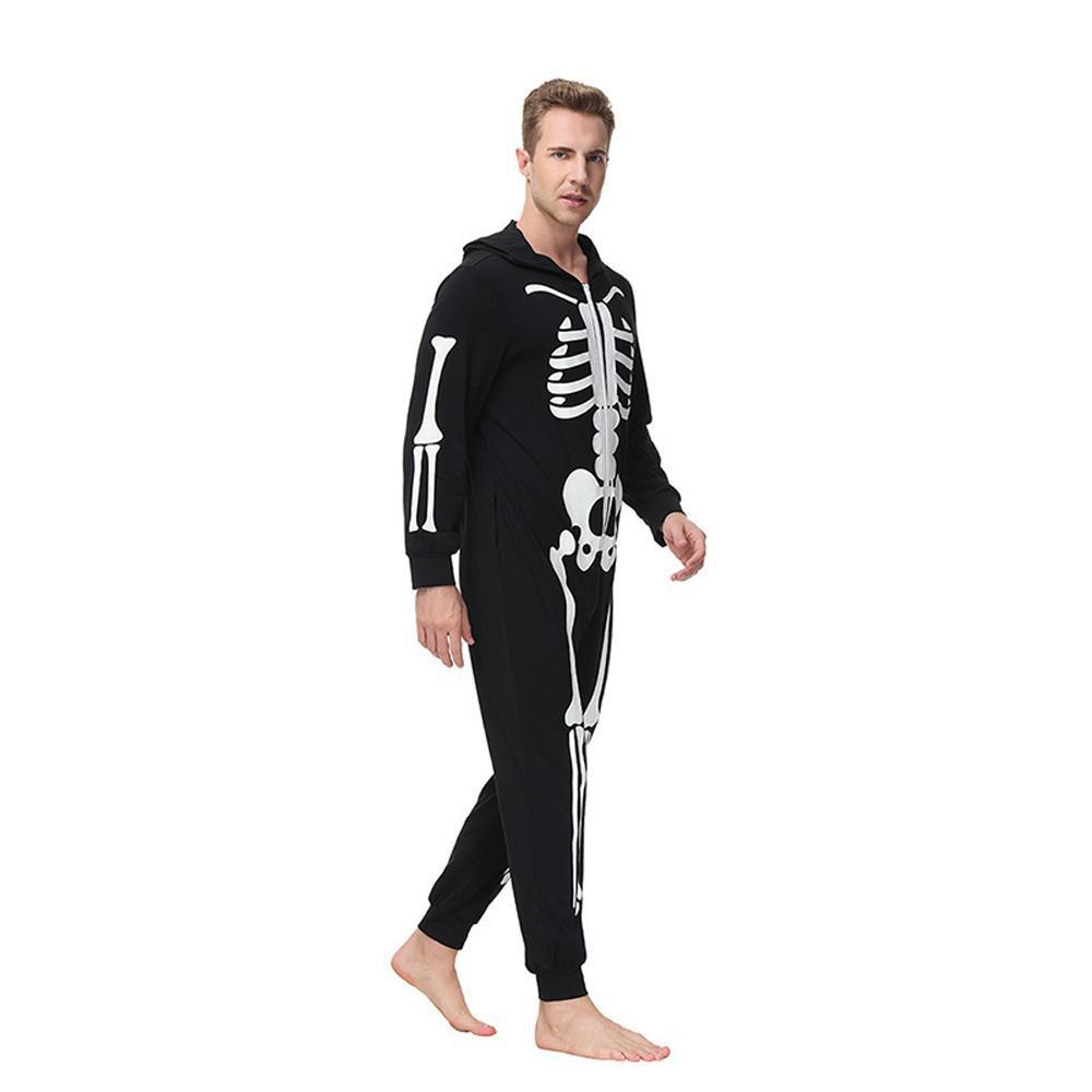 BuyFluorescent home costume horror pajamas Halloween costume Family Matching Costumes Now Cheaper With 3 - 5 Days Ship - PajamasBuy