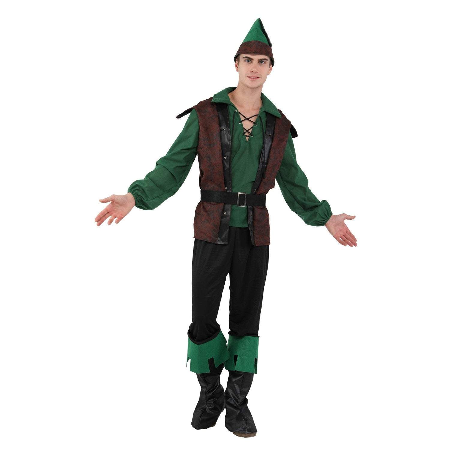 BuyForest Prince Costumes for Men Halloween Adult Hunter Cosplay Set Green Outfit Now Cheaper With 3 - 5 Days Ship - PajamasBuy