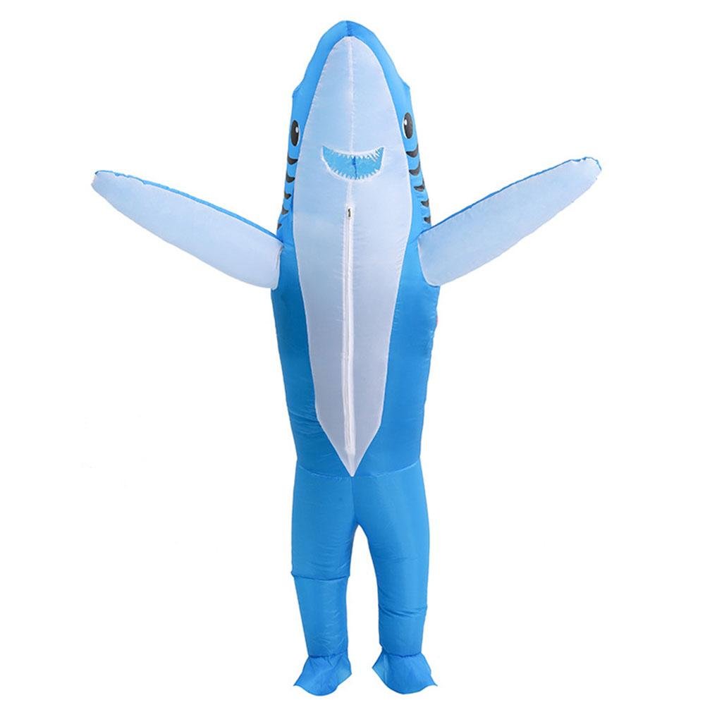 BuyFunny inflatable shark costume Halloween Party for Adult Kids Now Cheaper With 3 - 5 Days Ship - PajamasBuy