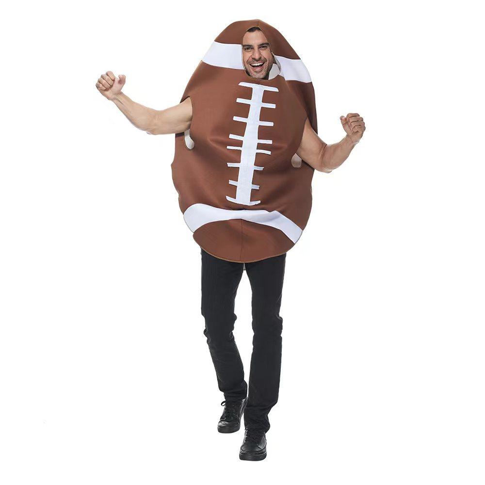 BuyFunny Rugby Sports Equipment Halloween Carnival Suit Cosplay Costume For Adults Now Cheaper With 3 - 5 Days Ship - PajamasBuy