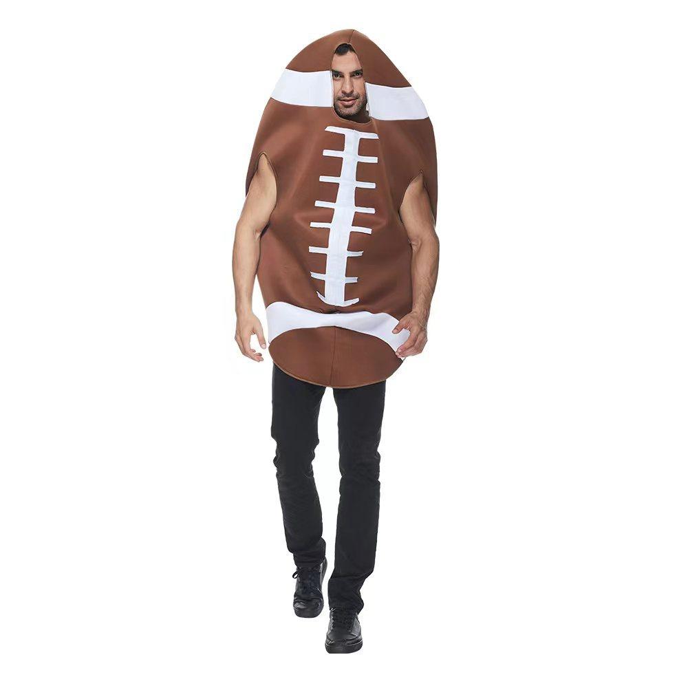 BuyFunny Rugby Sports Equipment Halloween Carnival Suit Cosplay Costume For Adults Now Cheaper With 3 - 5 Days Ship - PajamasBuy