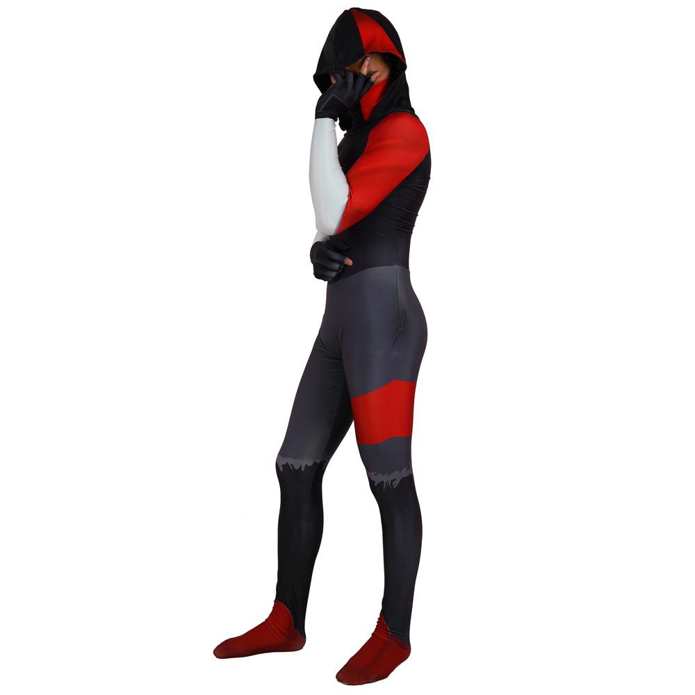 BuyGame Fortnite Ikonik Adult Jumpsuit Outfit Halloween Carnival Suit Cosplay Costume Now Cheaper With 3 - 5 Days Ship - PajamasBuy