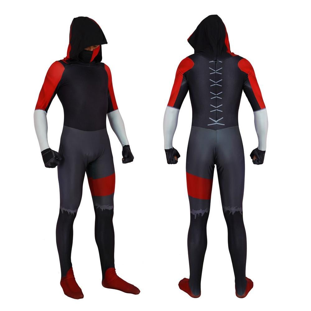 BuyGame Fortnite Ikonik Adult Jumpsuit Outfit Halloween Carnival Suit Cosplay Costume Now Cheaper With 3 - 5 Days Ship - PajamasBuy