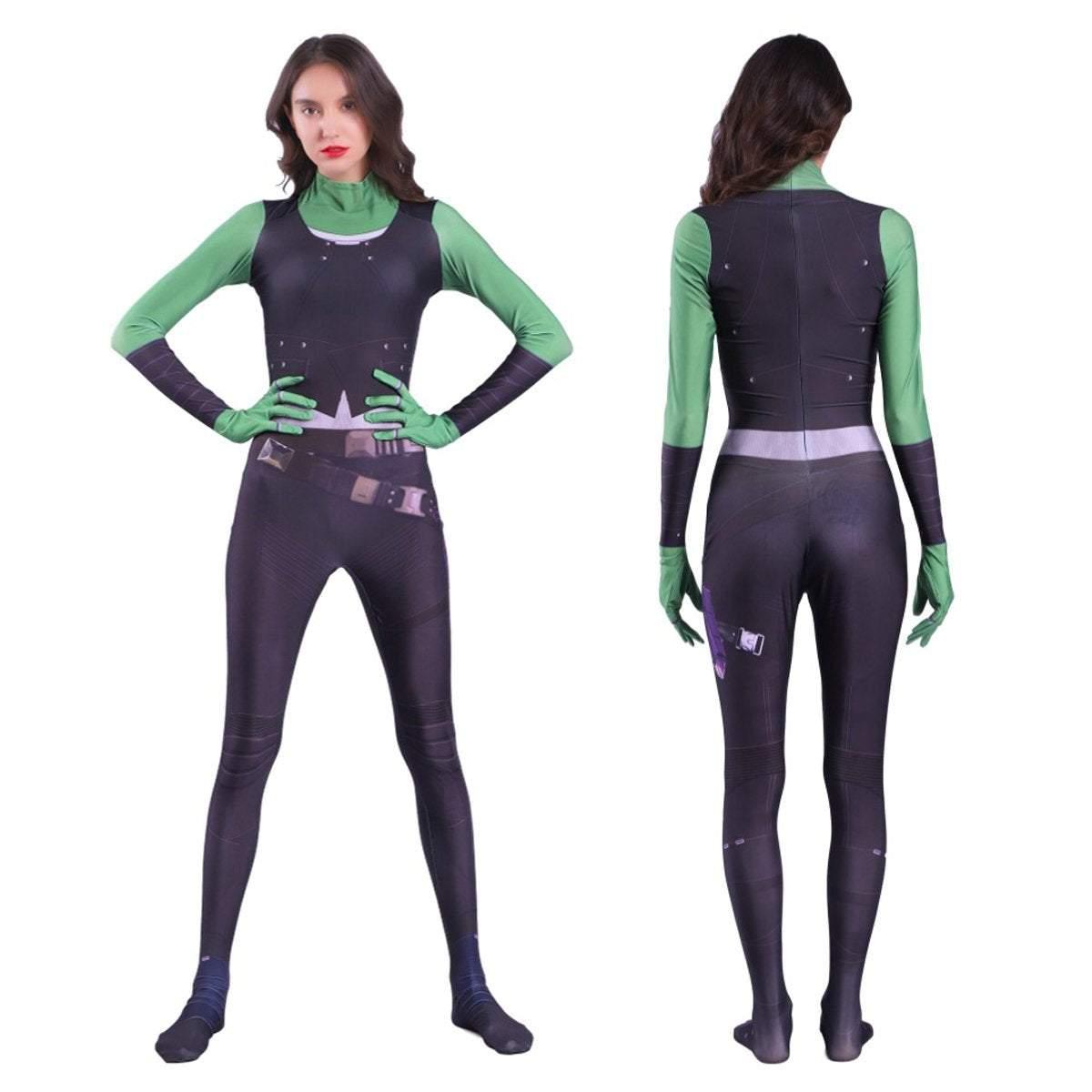 Gamora Costumes Guardians of The Galaxy Cosplay Jumpsuit Superhero Avengers Zentai - Pajamasbuy