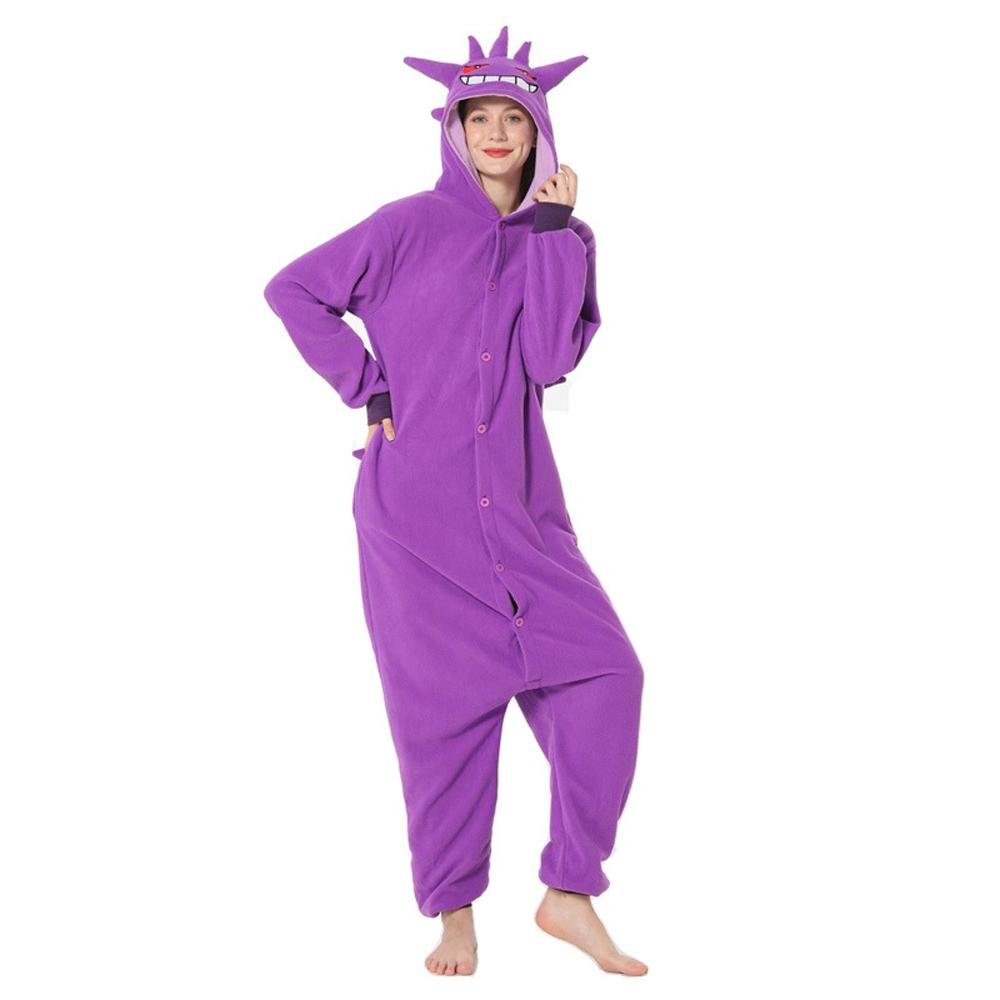 BuyGengar Kigurumi Onesies Pokemon Pajamas Pyjamas Halloween Jumpsuit Costume SAZAC Now Cheaper With 3 - 5 Days Ship - PajamasBuy