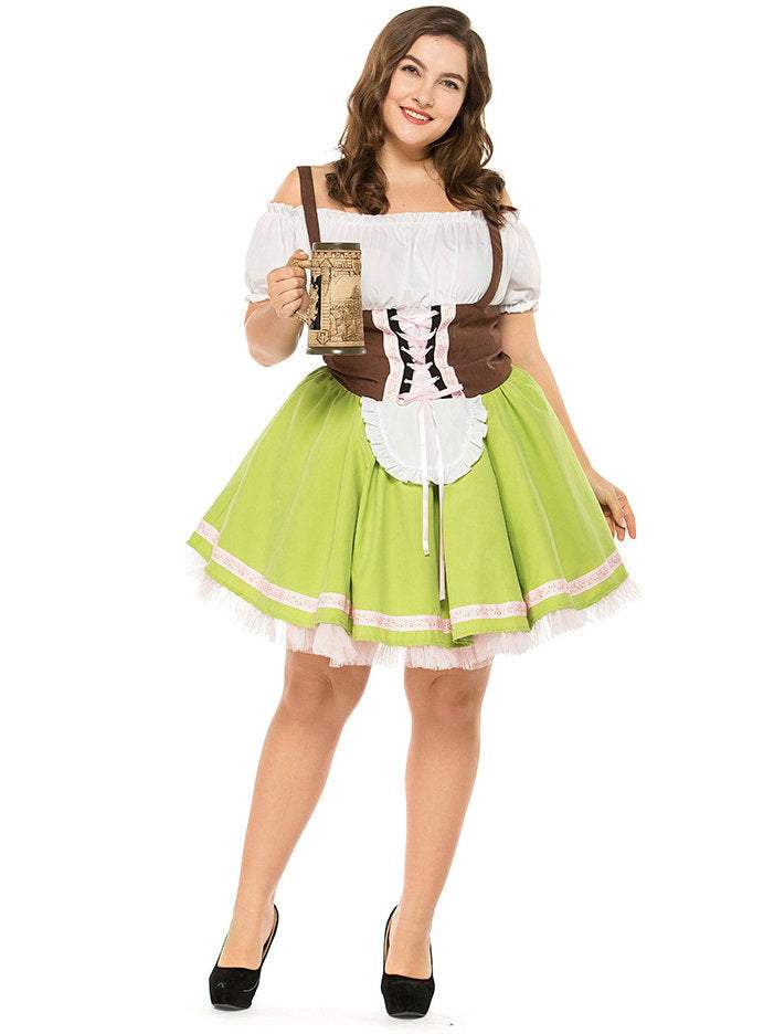 BuyGerman Oktoberfest Outfit Halloween Plus Size Dress Women Cosplay Costume Now Cheaper With 3 - 5 Days Ship - PajamasBuy