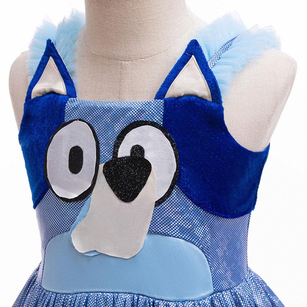 BuyGirls' Bluey Princess Dress Cartoon Print Cosplay Tutu for Kids Now Cheaper With 3 - 5 Days Ship - PajamasBuy