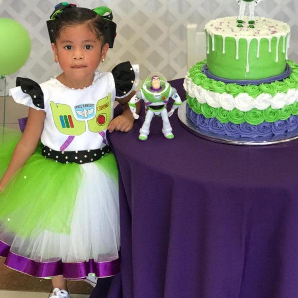 BuyGirls' Buzz Lightyear Princess Dress Beaded Patchwork Party Gown Now Cheaper With 3 - 5 Days Ship - PajamasBuy