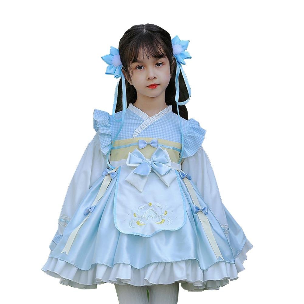 BuyGirls Lolita Dress National Style Hanfu Children's Princess Dress Costumes Party Now Cheaper With 3 - 5 Days Ship - PajamasBuy