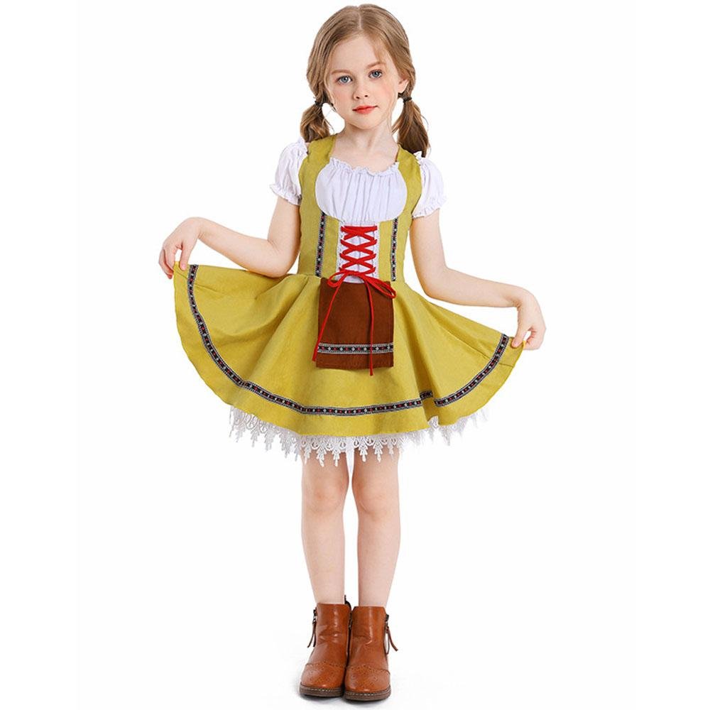 BuyGirls' Oktoberfest Costume German Beer Festival Dress Halloween Performances Now Cheaper With 3 - 5 Days Ship - PajamasBuy