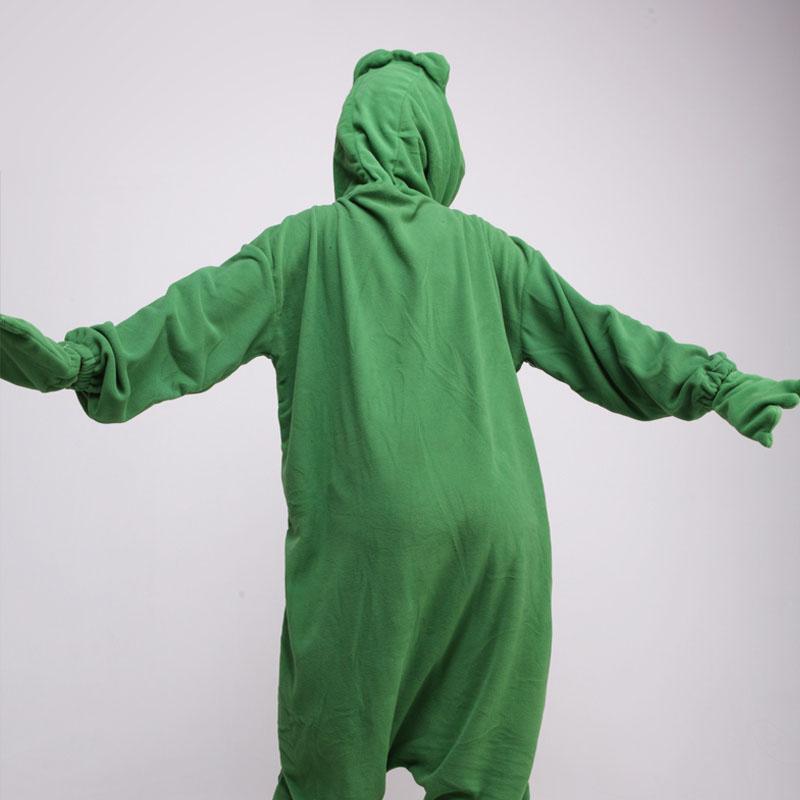 BuyGreen Frog Onesies Hoodie Costume Kigurumi Pajamas Now Cheaper With 3 - 5 Days Ship - PajamasBuy