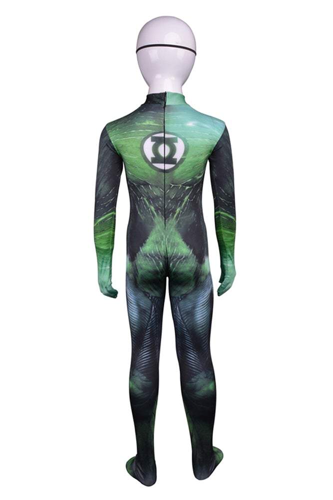 BuyGreen Lantern Hal Jordan Muscle Suit Kids Superhero Cosplay Costume Now Cheaper With 3 - 5 Days Ship - PajamasBuy