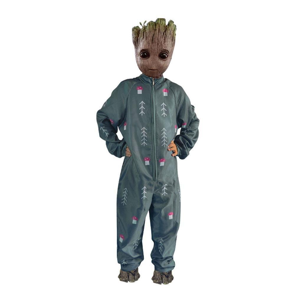 Guardians of the Galaxy Ente Groot jumpsuit Halloween Cosplay Costume Outfits Party Carnival Suit - Pajamasbuy