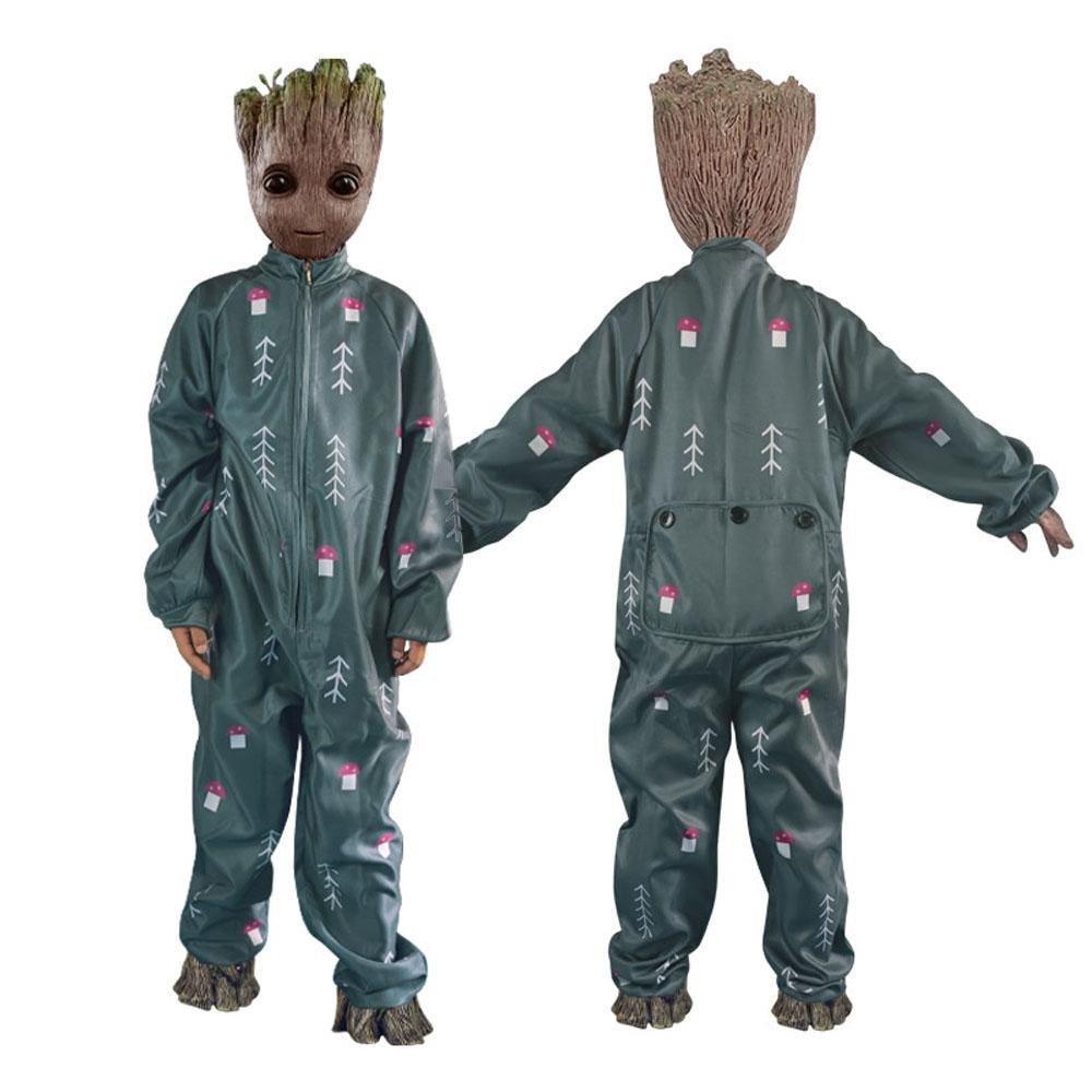 Guardians of the Galaxy Ente Groot jumpsuit Halloween Cosplay Costume Outfits Party Carnival Suit - Pajamasbuy