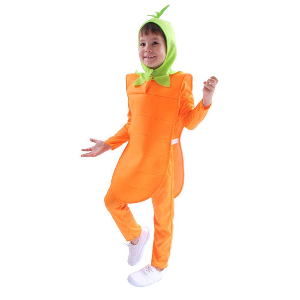 BuyHalloween Carrot Cosplay Costumes Romper Onesie Cute Jumpsuit Outfit for Kids Now Cheaper With 3 - 5 Days Ship - PajamasBuy