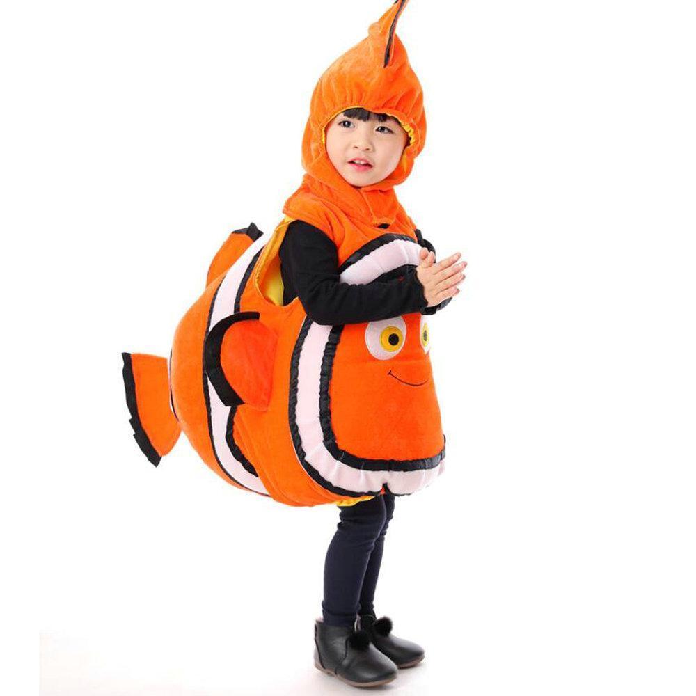 BuyHalloween Finding Nemo Clown Fish Cosplay Animal Costume for Kids Now Cheaper With 3 - 5 Days Ship - PajamasBuy