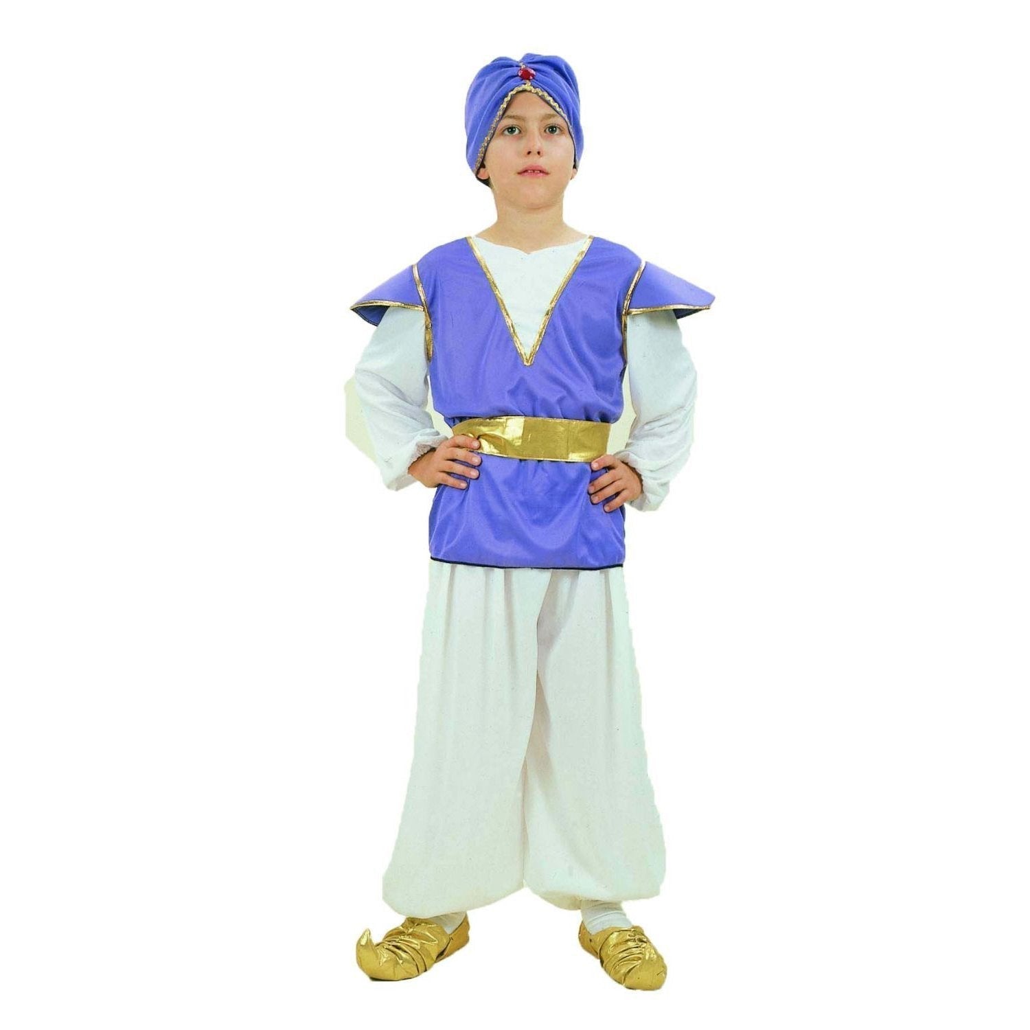 BuyHalloween Kids Boys India Aladdin Prince Cosplay Costume Now Cheaper With 3 - 5 Days Ship - PajamasBuy