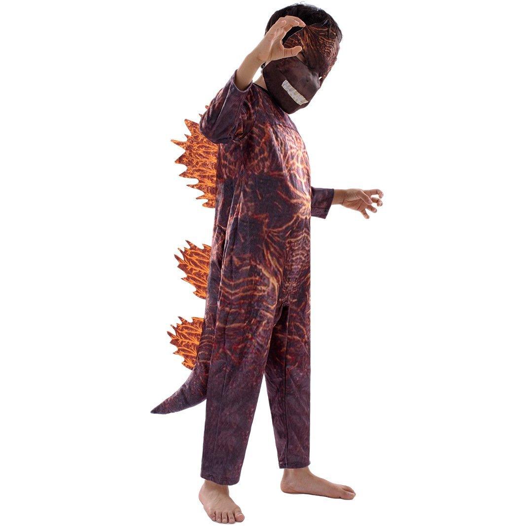 Halloween New Cosplay Fire Godzilla Kids Costume - Pajamasbuy