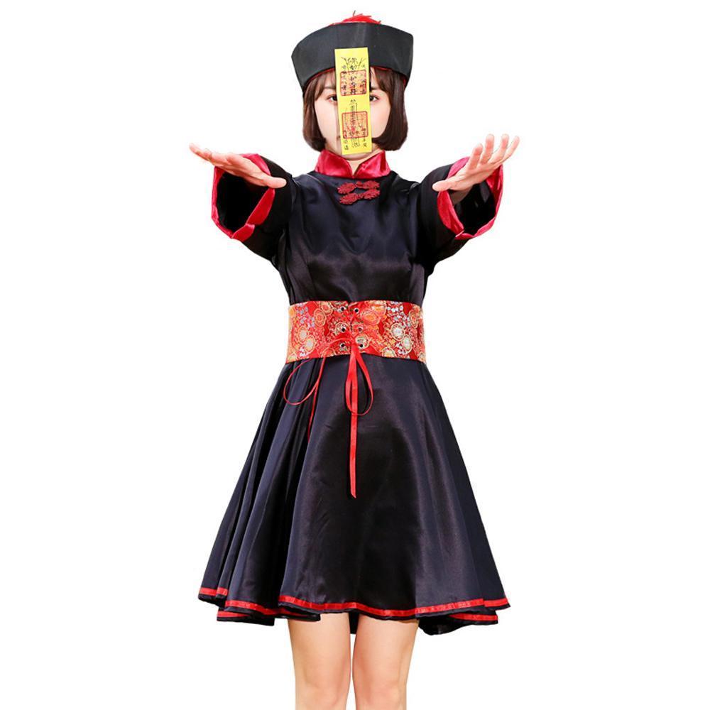 BuyHalloween Qing Dynasty zombie cosplay costumes for Mom and Me Now Cheaper With 3 - 5 Days Ship - PajamasBuy