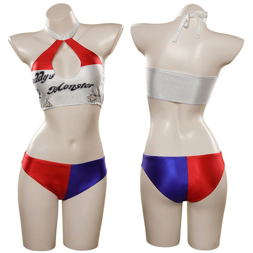 BuyHarleen Quinzel Harley Quinn Cosplay Costume Sexy Swimsuit Outfits Now Cheaper With 3 - 5 Days Ship - PajamasBuy