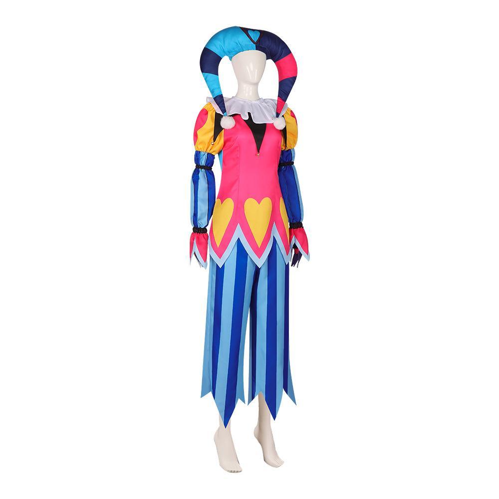 Hazbin Hotel Helluva Boss Fizzarolli clown stage costume cosplay - Pajamasbuy