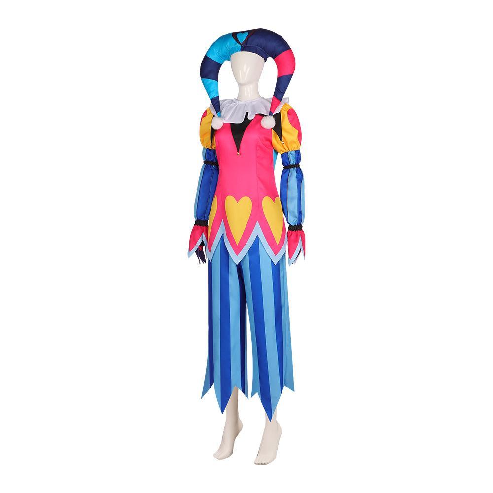 Hazbin Hotel Helluva Boss Fizzarolli clown stage costume cosplay - Pajamasbuy