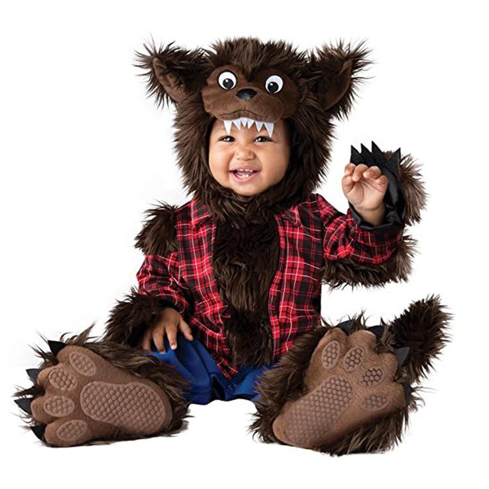 BuyInfant Baby Big bad wolf Romper Kigurumi Toddler Anime Costume Now Cheaper With 3 - 5 Days Ship - PajamasBuy