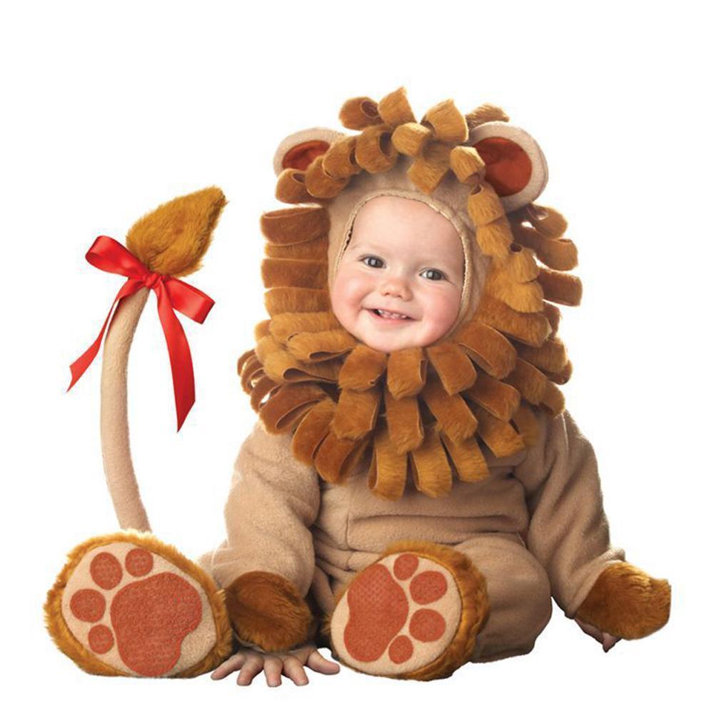 BuyInfant Baby Lion Romper Kigurumi Toddler Anime Costume Now Cheaper With 3 - 5 Days Ship - PajamasBuy