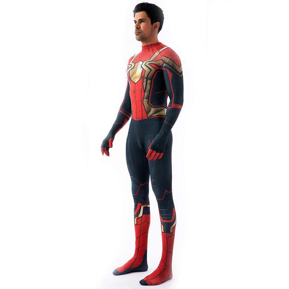 BuyIron Spider - Man No Way Home Peter Benjamin Parker Costume Cosplay Jumpsuit Halloween Now Cheaper With 3 - 5 Days Ship - PajamasBuy