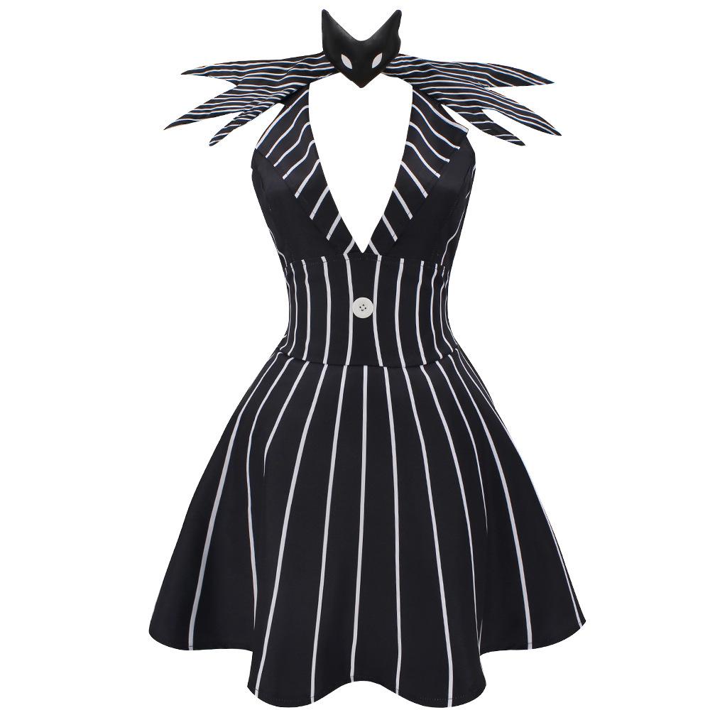 Buyjack skellington costume Dress Nightmare Before Christmas For Women Now Cheaper With 3 - 5 Days Ship - PajamasBuy