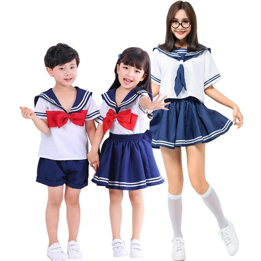 BuyJapanese School Uniform Cosplay Family Matching Costume Now Cheaper With 3 - 5 Days Ship - PajamasBuy