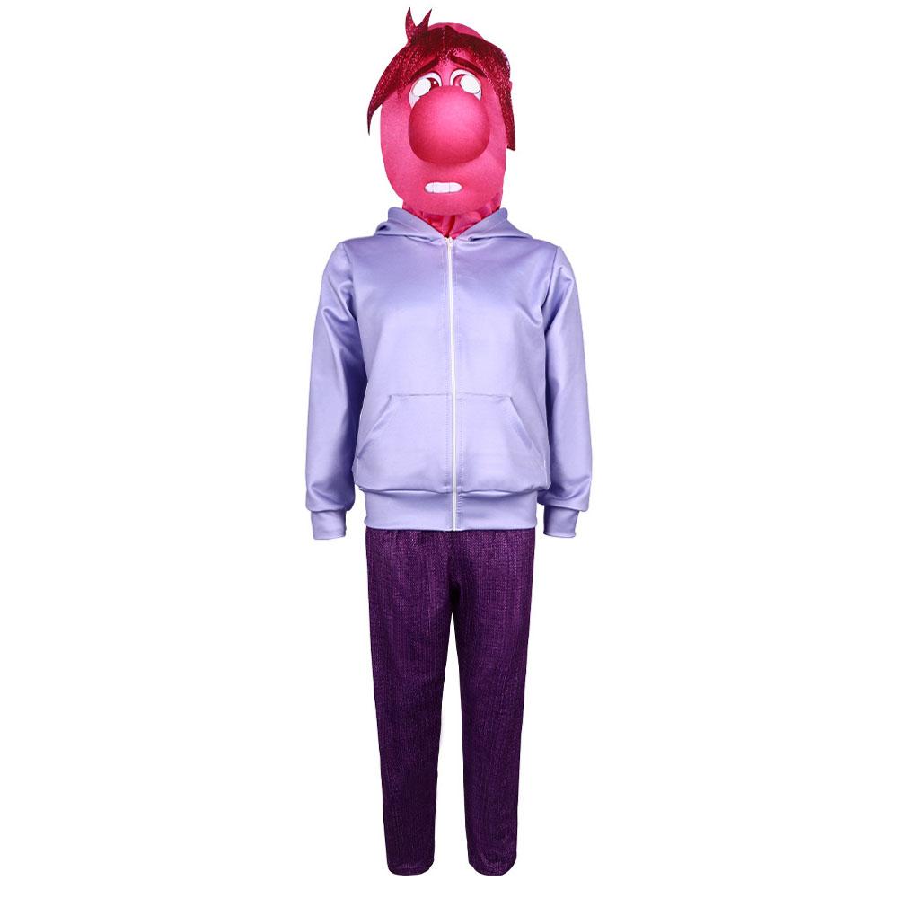 Inside Out 2 Embarrassment Costume Halloween Stage Performance Outfit for Kids and Adults