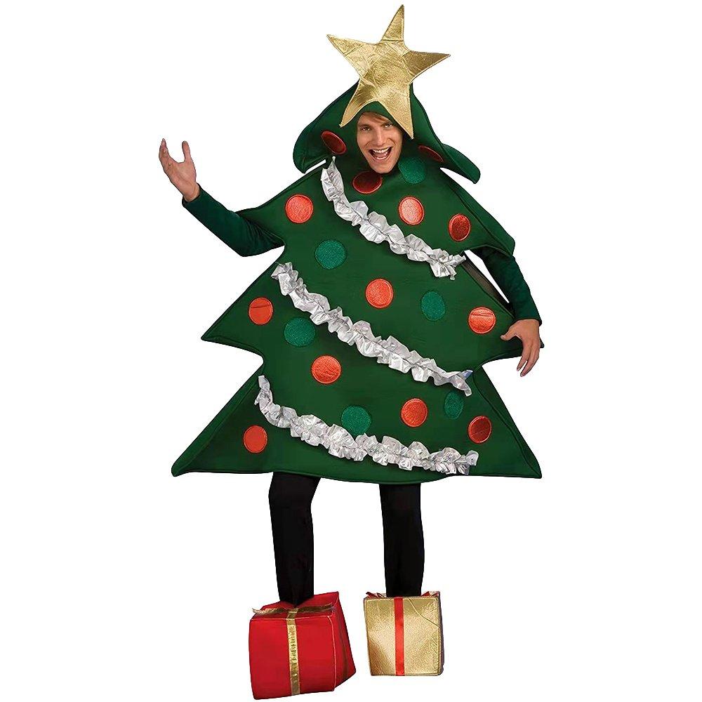 Christmas Tree Cosplay Costumes Stage Suit For Adult