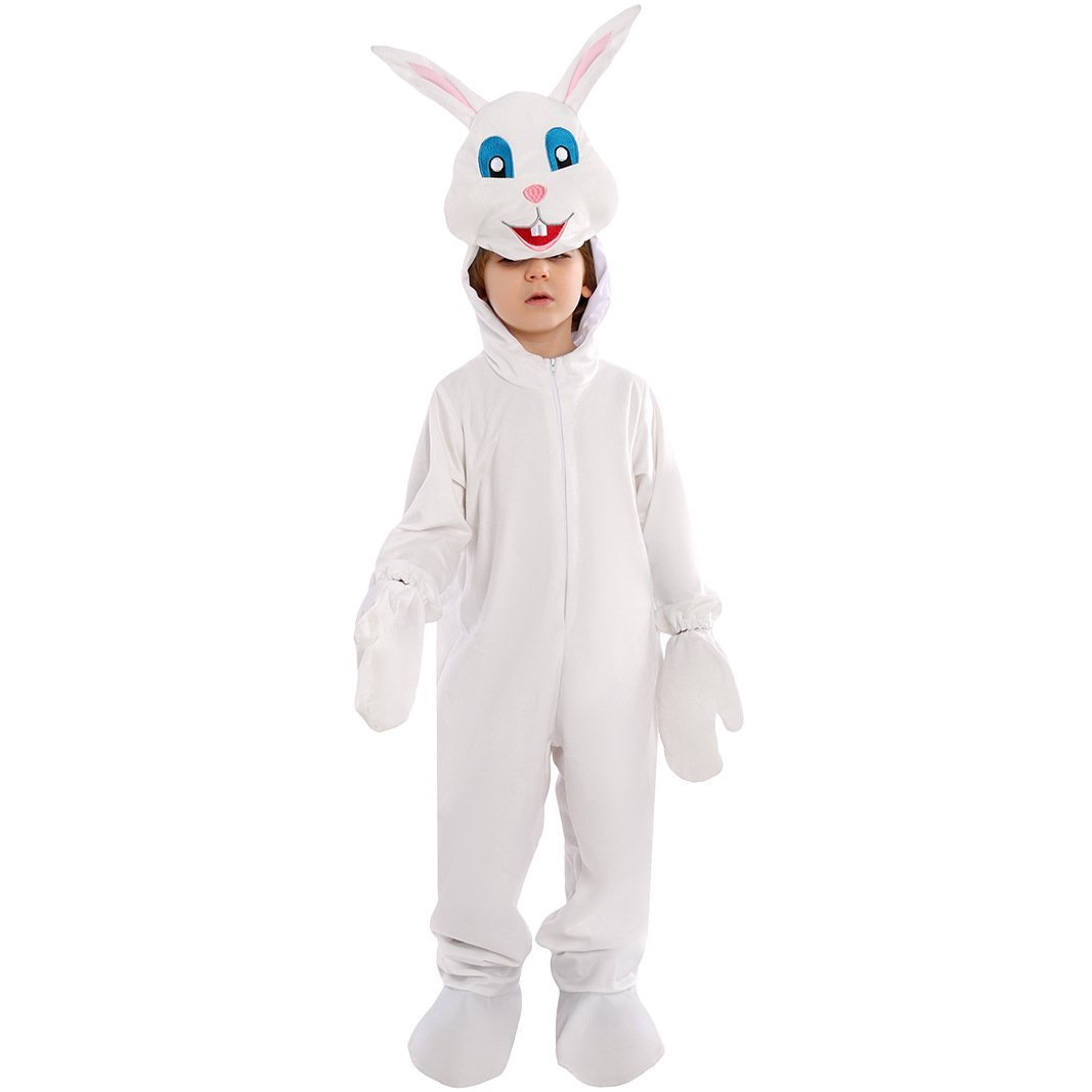 BuyKids Children White Rabbit Bunny Carrot Party Cosplay Halloween Easter Costume Now Cheaper With 3 - 5 Days Ship - PajamasBuy