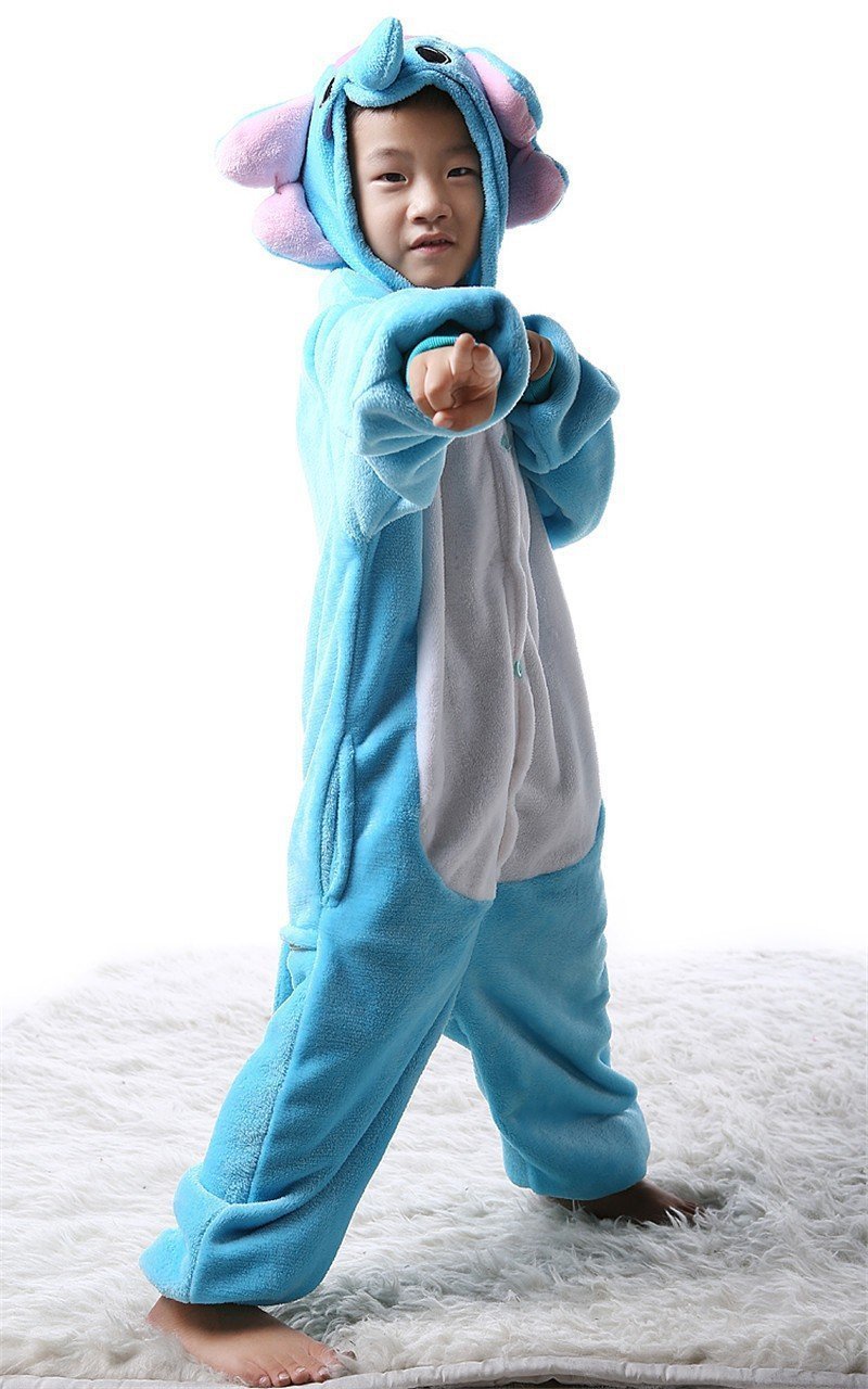 BuyKids Elephant Dumbo Onesies Hoodie Pajamas Kigurumi Costume Now Cheaper With 3 - 5 Days Ship - PajamasBuy