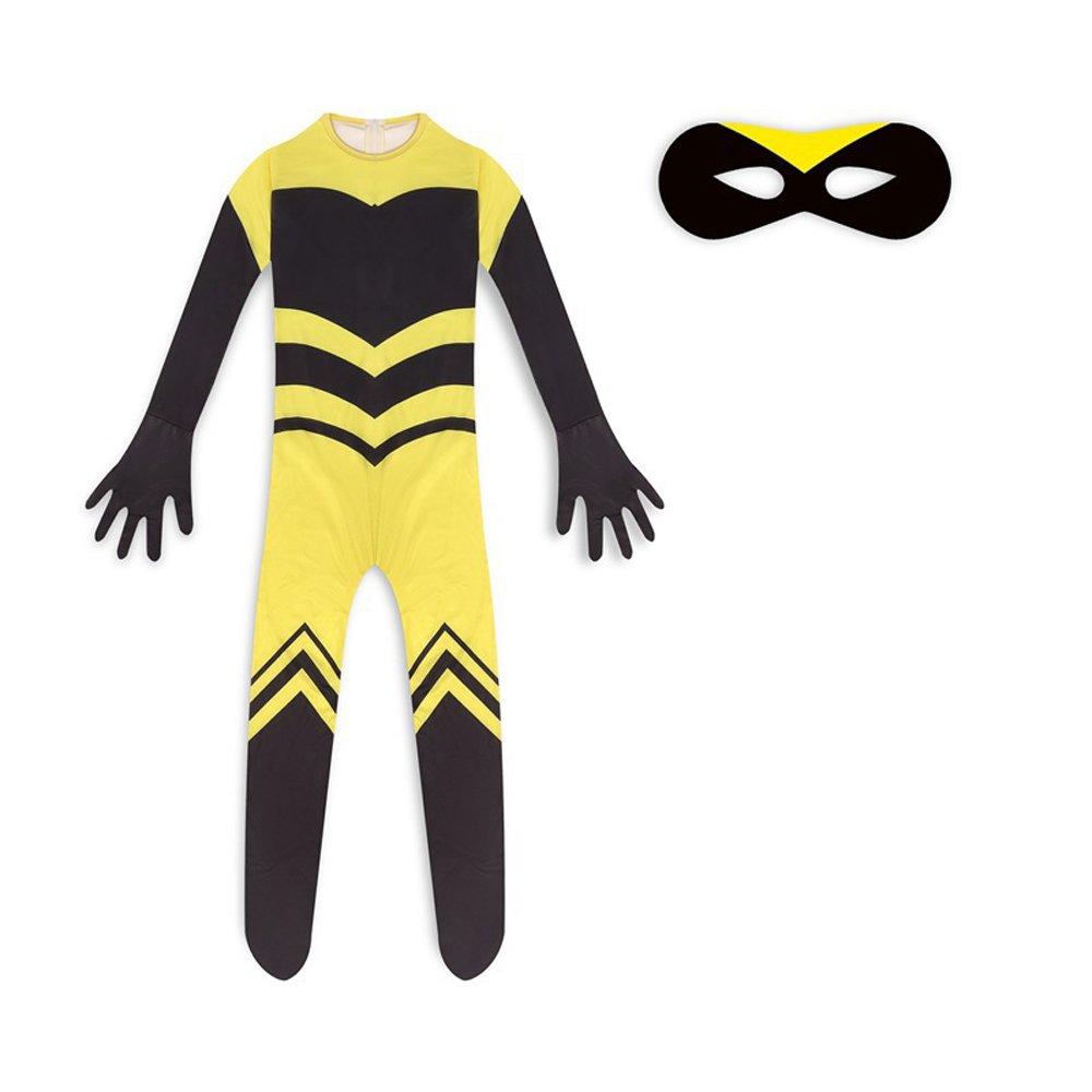 BuyKids Miraculous Ladybug Queen Bee Cosplay Costume Halloween Jumpsuit Now Cheaper With 3 - 5 Days Ship - PajamasBuy