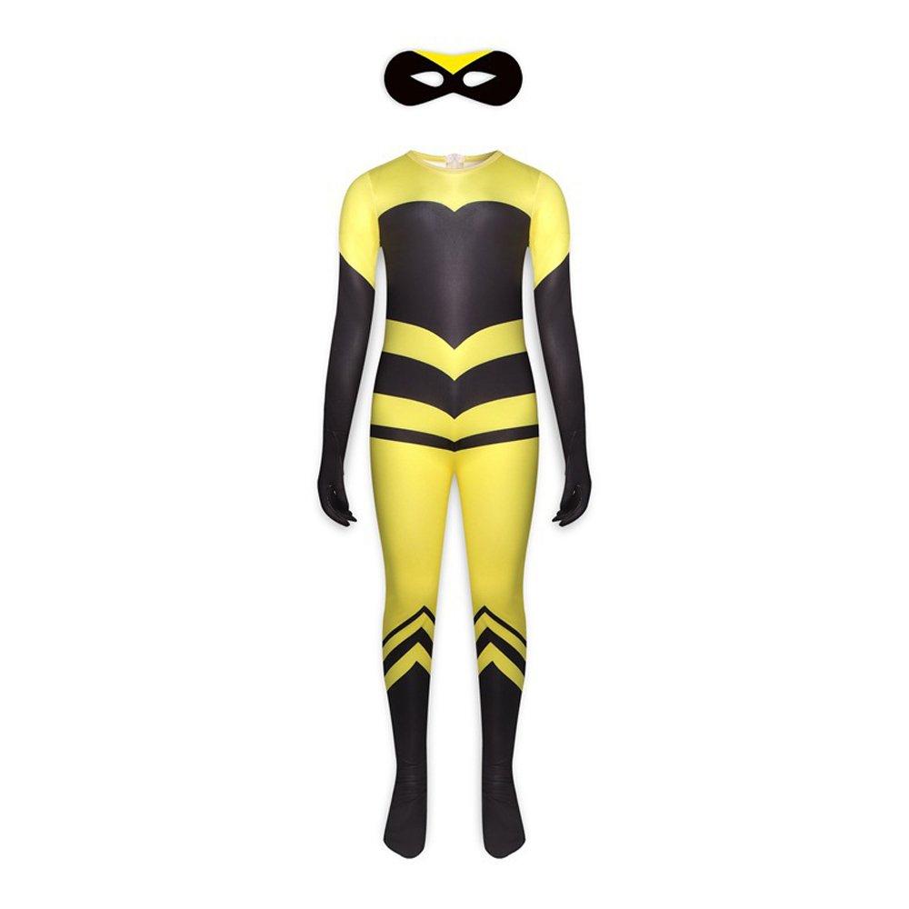 BuyKids Miraculous Ladybug Queen Bee Cosplay Costume Halloween Jumpsuit Now Cheaper With 3 - 5 Days Ship - PajamasBuy