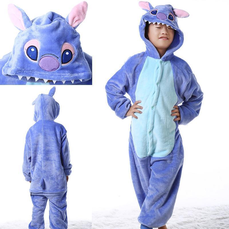 BuyKids Onesies Hoodie Stitch Animal Pajamas Kigurumi Costume Now Cheaper With 3 - 5 Days Ship - PajamasBuy