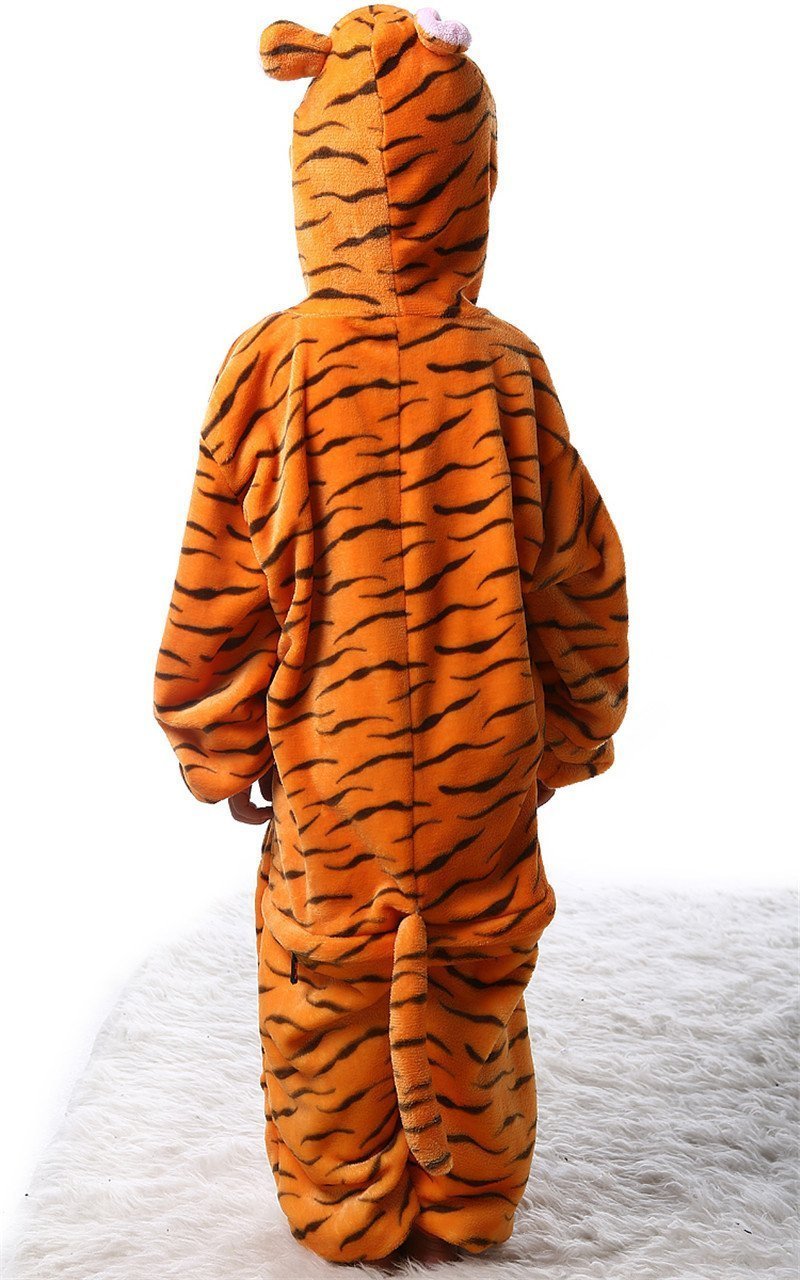 BuyKids Onesies Hoodie Tigger Animal Pajamas Kigurumi Costume Now Cheaper With 3 - 5 Days Ship - PajamasBuy